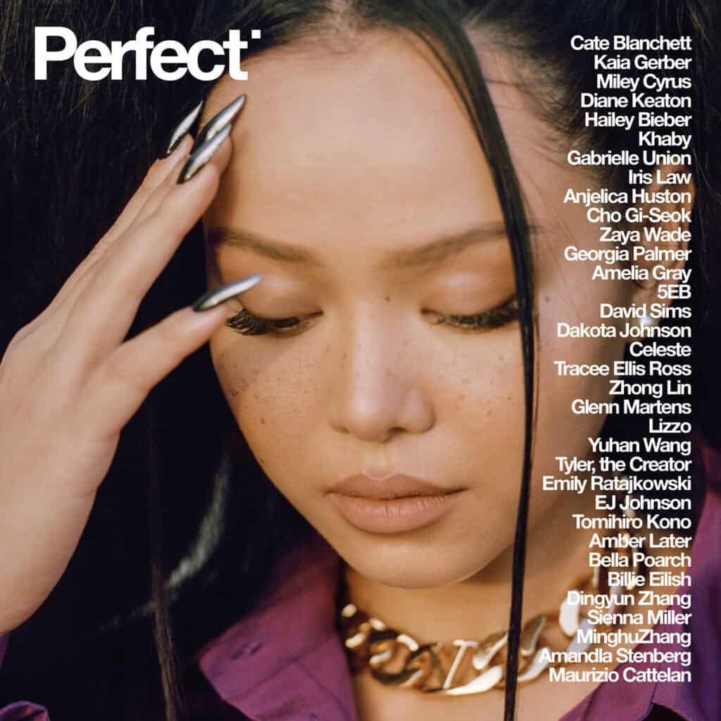 Bella Poarch featured in Perfect Magazine, showcasing modern fashion and beauty.