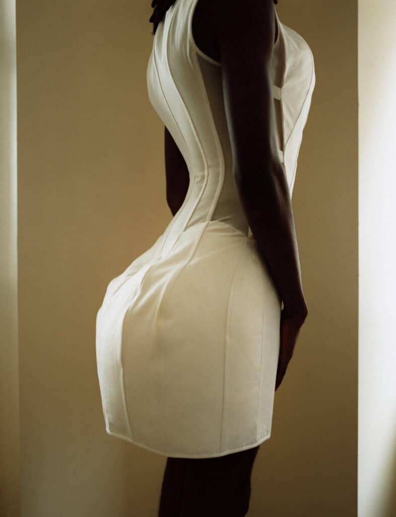 Elegant fashion design by Thom Brown showcased at SSAW, 2022.