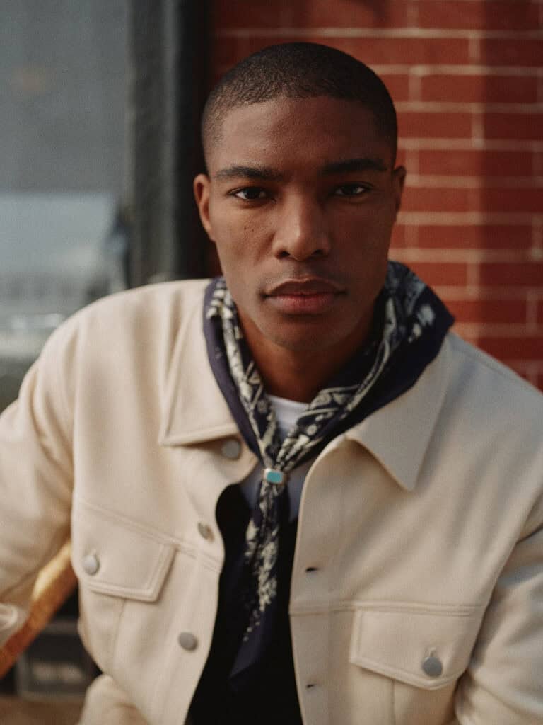 Stylish young man in ZARA outfit in New York City, 2023.