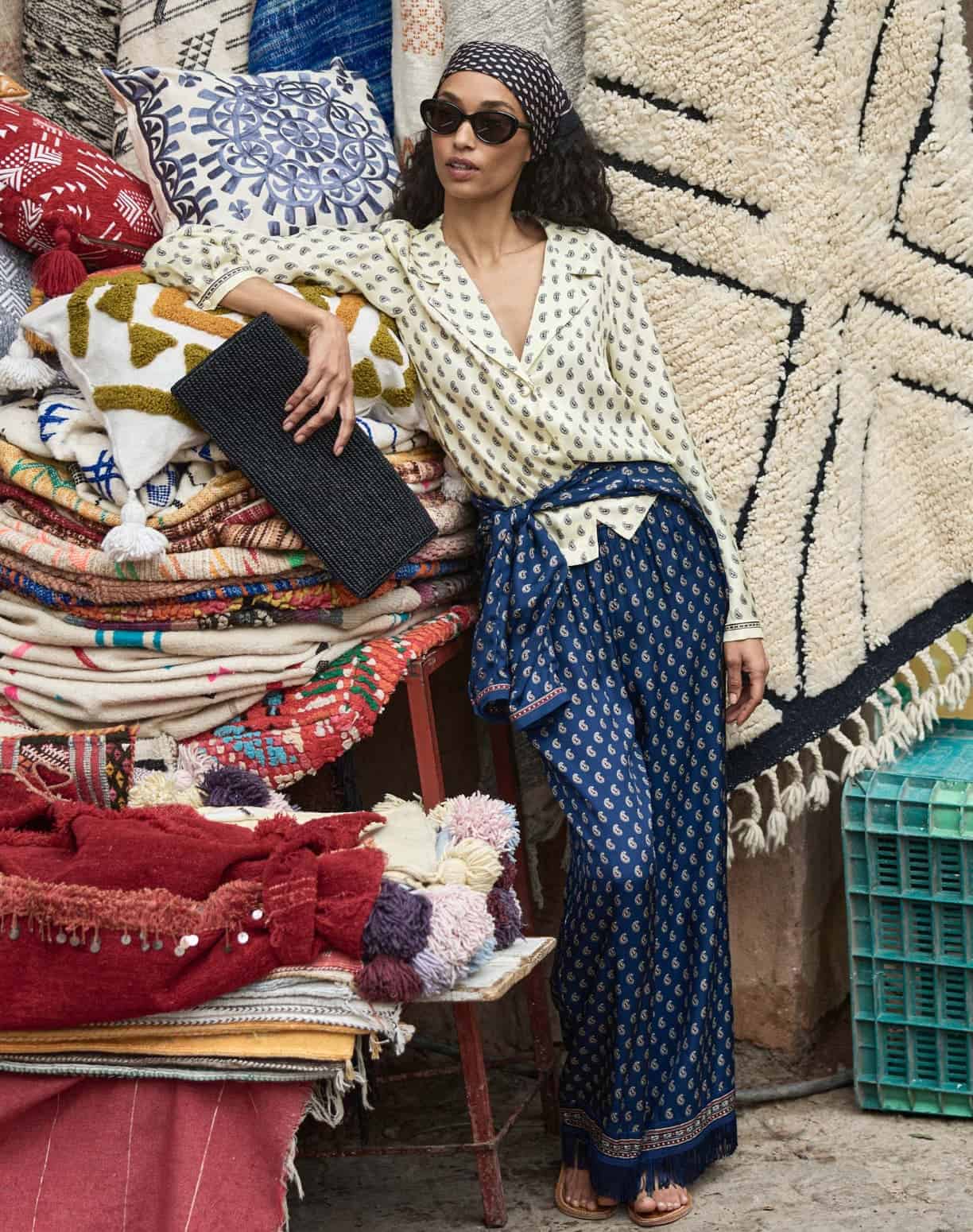 Vibrant Moroccan textiles and fashion accessories at Doen | Morocco.